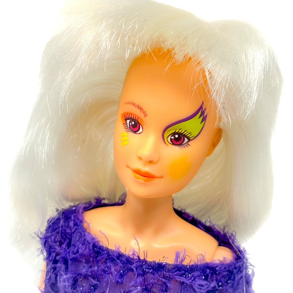 Jem and the Holograms Roxy Doll 1986 Hasbro Misfits w Guitar Fashion Vintage Toy